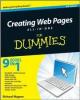 Ebook Creating web pages all-in-one for dummies (4th Edition)