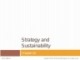 Lecture Operations and supply chain management - Chapter 2: Strategy and sustainability