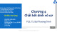 Bài giảng Vật liệu xây dựng: Chất kết dính vô cơ - PGS. TS. Bùi Phương Trinh