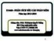 Bài giảng Phân tích yêu cầu phần mềm: Chương 1 - PGS. TS.Huỳnh Quyết Thắng