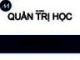 Bài giảng Quản trị học: Chương 8 - Trường ĐH Tài chính - Marketing