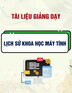Tài liệu giảng dạy Lịch sử khoa học máy tính