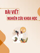 Nghiên cứu một số yếu tố ảnh hưởng đến quy trình chế biến sản phẩm chả cá vền
