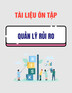 Tài liệu ôn tập Quản lý rủi ro