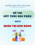 Đề thi kết thúc học phần học kì 1 môn Quản trị bán hàng năm 2024-2025