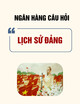 Ngân hàng câu hỏi môn Lịch sử Đảng