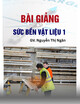 Bài giảng Sức bền vật liệu 1: Chương 2 - GV. Nguyễn Thị Ngân