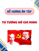 Đề cương ôn tập Tư tưởng Hồ Chí Minh (10 Câu)
