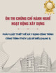 Ôn thi chứng chỉ hành nghề hoạt động xây dựng: Pháp luật Thiết kế xây dựng công trình – Công trình Thủy lợi, đê điều (Hạng 1)