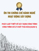 Ôn thi chứng chỉ hành nghề hoạt động xây dựng: Pháp luật Thiết kế xây dựng công trình – Công trình Xử lý chất thải rắn (Hạng 1)