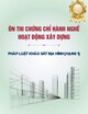 Ôn thi chứng chỉ hành nghề hoạt động xây dựng: Pháp luật Khảo sát địa hình (Hạng 1)