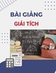 Bài giảng Giải tích - Chương 4: Tích phân đường